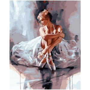 Картина по номерам 000 Art Hobby Home Юная балерина 40х50
