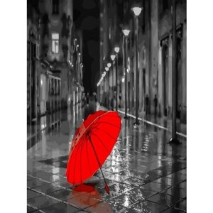 Картина по номерам 000 Hobby Home Красный зонт 40х50