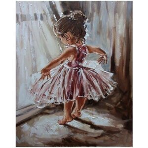 Картина по номерам 000 Hobby Home Маленькая балерина 40х50