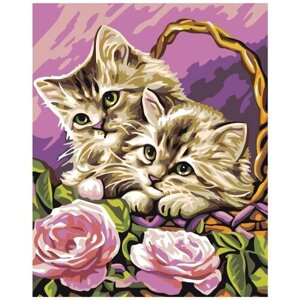 Картина по номерам 000 Hobby Home Маленькие котята 40х50