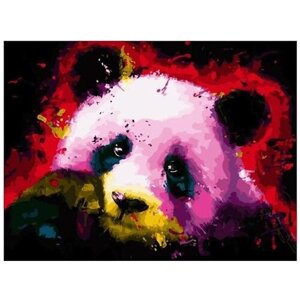 Картина по номерам 000 Hobby Home Панда в краска 40х50