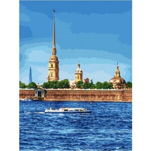 Картина по номерам 000 Hobby Home Петропавловская крепость 40х50