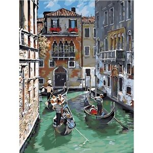 Картина по номерам 000 Hobby Home По узким каналам Венеции 40х50