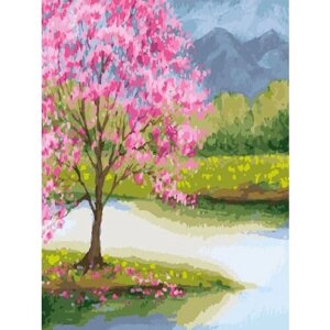 Картина по номерам 000 Hobby Home Розовое дерево 40х50