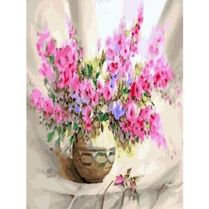 Картина по номерам 000 Hobby Home Розовые цветочки 40х50