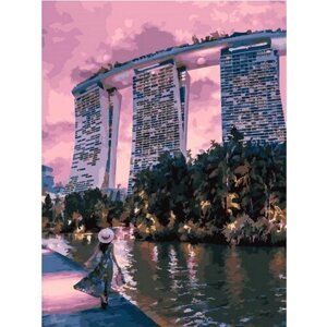 Картина по номерам 000 Hobby Home "Сингапурский отель" 40х50