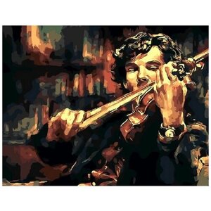 Картина по номерам 000 Hobby Home Скрипка Шерлока 40х50