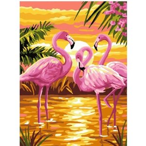 Картина по номерам 000 Hobby Home Страна розовых фламинго 40*50