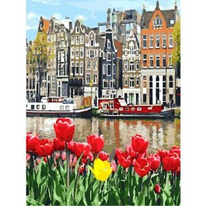 Картина по номерам 000 Hobby Home Весна в Амстердаме 40х50