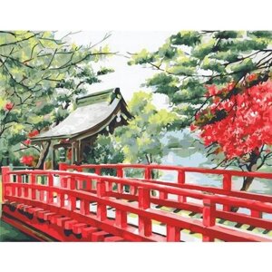 Картина по номерам 000 Hobby Home Японский мостик 40х50