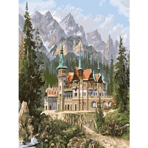 Картина по номерам 000 Hobby Home Замок Спящей красавицы 40х50