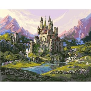 Картина по номерам 000 Hobby Home Замок в горах 40х50