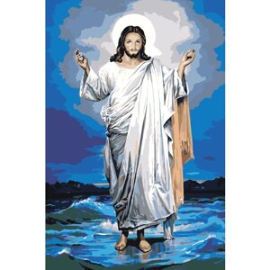 Картина по номерам Иисус Христос на стену
