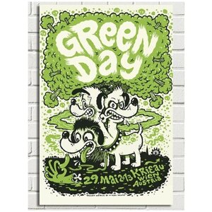 Картина по номерам Музыка Green Day Билли Джо Армстронг - 7697 В 60x40