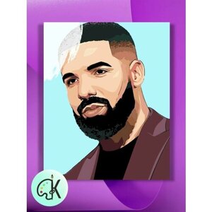 Картина по номерам на холсте Drake, 30 х 40 см