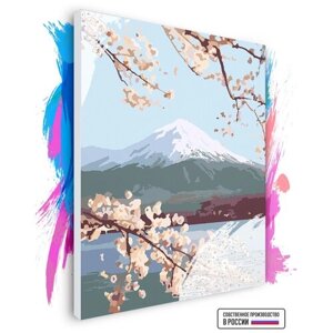 Картина по номерам на холсте Гора Фудзи, 30 х 40 см