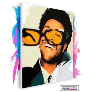 Картина по номерам на холсте The Weeknd, 40 х 50 см