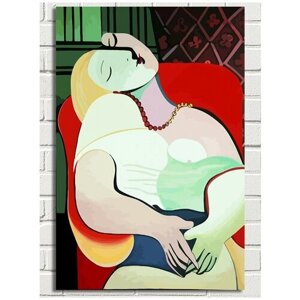 Картина по номерам Пабло Пикассо Сон - 9020 В 60x40