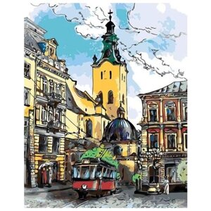 Картина по номерам "Старый город", 40x50 см