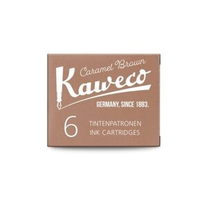 Картридж для перьевой ручки Kaweco Ink Cartridges 6-Pack (6 шт.) коричневый