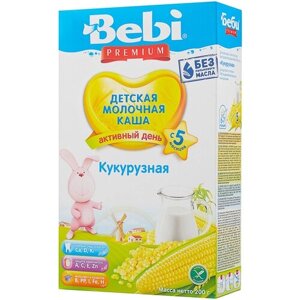 Каша Bebi молочная кукурузная, с 5 месяцев