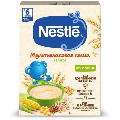 Каша безмолочная мультизлаковая с 6 мес Nestlé 200г от компании М.Видео - фото 1