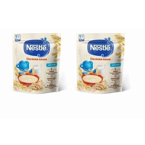 Каша молочная Nestle овсяная с 5 месяцев 200 г 2 шт от компании М.Видео - фото 1