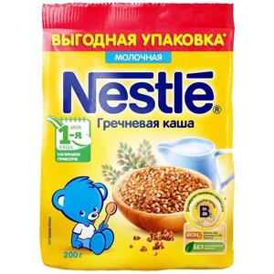 Каша Nestlé молочная гречневая, с 4 месяцев, 200 г