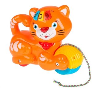 Каталка-игрушка Умка Котенок (ZY513974), оранжевый