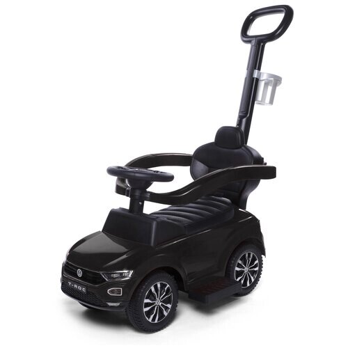 Каталка-толокар Babycare T-ROC (651 кожаное сидение), черный от компании М.Видео - фото 1