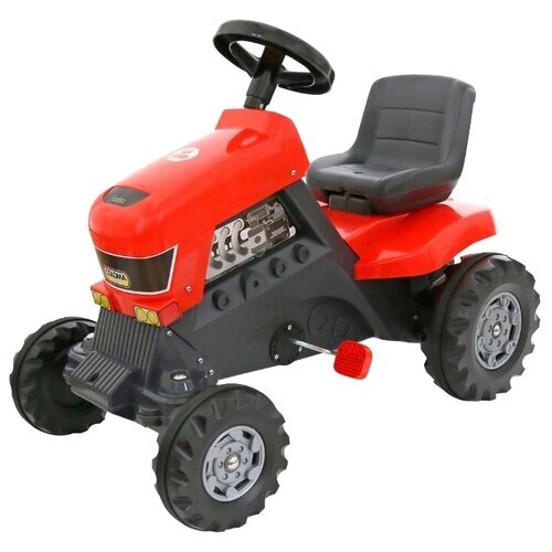 Каталка-трактор с педалями "Turbo" (красная) от компании М.Видео - фото 1