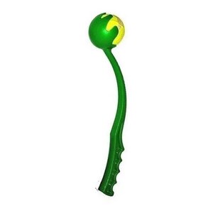 Катапульта с мячиком, игрушка для животных зеленый мячебросатель, набор для подвижных игр