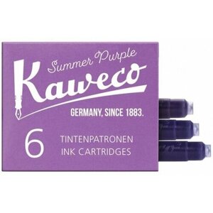 Kaweco 10000010 Картриджи с чернилами (6 шт) для перьевой ручки kaweco summer purple