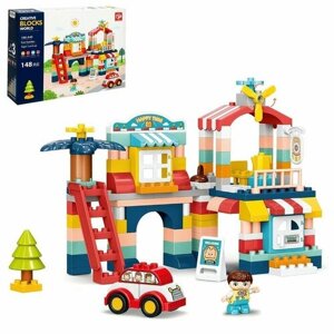 KIDS HOME TOYS Конструктор «Загородный домик», 2 варианта сборки, 148 деталей