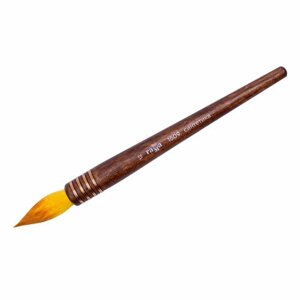 Кисть художественная для каллиграфии Гамма, синтетика круглая,12, короткая ручка без обоймы, 356592