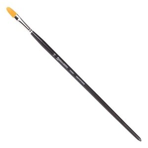Кисть художественная профессиональная BRAUBERG ART "CLASSIC", синтетика жесткая, овальная,10, длинная ручка, 200681