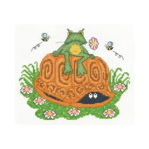 Klart" набор для вышивания 8-072 "Лягушонок и черепаха от компании М.Видео - фото 1