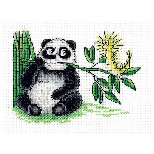 Klart Набор для вышивания Панда и гусеница 16 х 12.5 см  (8-277) от компании М.Видео - фото 1