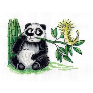 Klart Набор для вышивания Панда и гусеница 16 х 12.5 см (8-277)