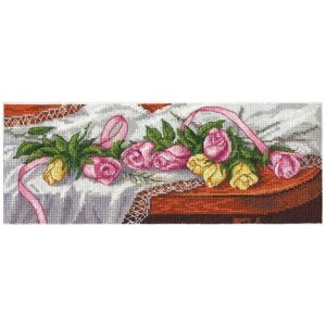 Klart Набор для вышивания Розы на столе 27 x 10.5 см (8-084)