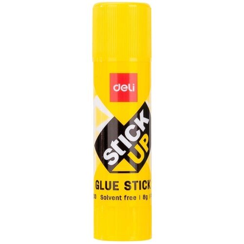 Клей Deli Клей-карандаш Stick UP 8гр корп. желтый ПВП дисплей картонный усиленный от компании М.Видео - фото 1