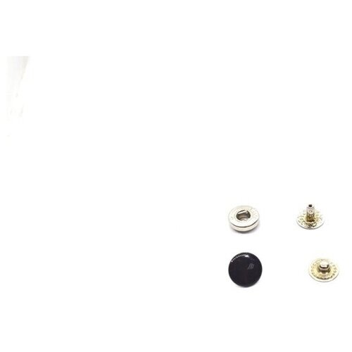 Кнопка Альфа 12,5мм сталь цв. 322/черный (уп 20 шт) ProKnopka от компании М.Видео - фото 1