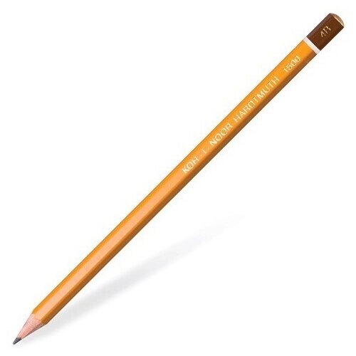 KOH-I-NOOR Чернографитный карандаш 1500 1 шт (150004B01170RU) Желтый от компании М.Видео - фото 1