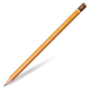 KOH-I-NOOR Чернографитный карандаш 1500 1 шт (150004H01170) Желтый