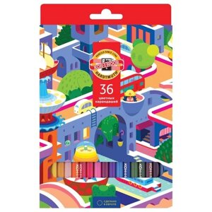 KOH-I-NOOR Карандаши цветные Город мечты, 36 цветов (3555036038KS)