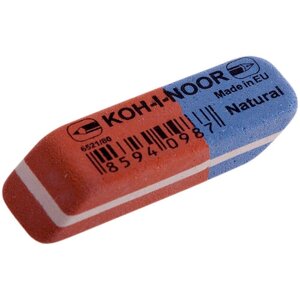 KOH-I-NOOR Ластик 6521/80 43 шт. красный/синий 43 шт.