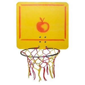 Кольцо баскетбольное со щитом "Пионер" к дачнику желтое
