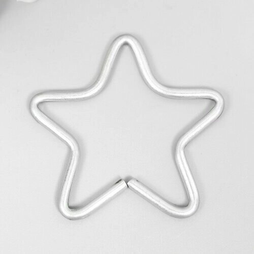 Кольцо металл для изготовления ловца снов "Звезда" 0,28х5х5 см, 15 штук от компании М.Видео - фото 1