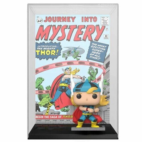 Коллекционная фигурка Funko POP! Comic Covers Bobble Marvel Thor (Exc) от компании М.Видео - фото 1
