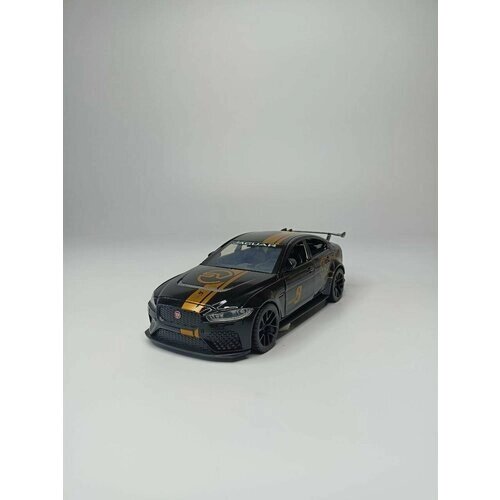 Коллекционная машинка игрушка металлическая JAGUAR XE SV Project 8 для мальчиков масштабная модель 1:24 черный от компании М.Видео - фото 1